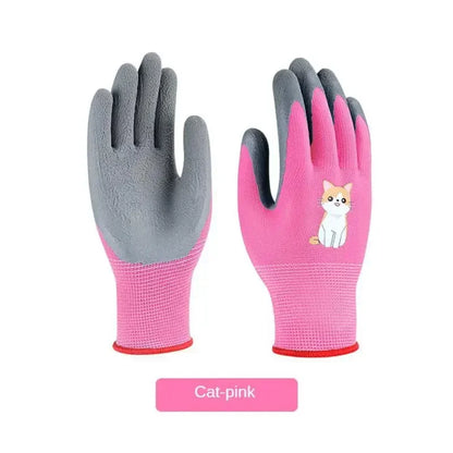 Kinder-Gartenhandschuhe in Pink für Gartenarbeit und Outdoor-Aktivitäten