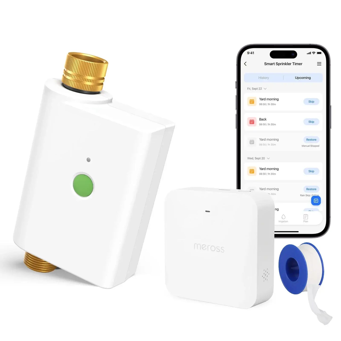 Meross Smart WLAN Bewässerungscomputer für Garten