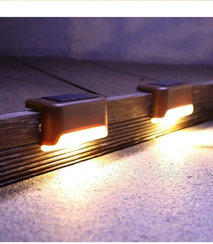 Solar LED Treppenleuchten wasserdicht für Wege und Terrassen