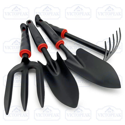 Gartenwerkzeug Set mit Schaufeln Handgabel und Rechen
