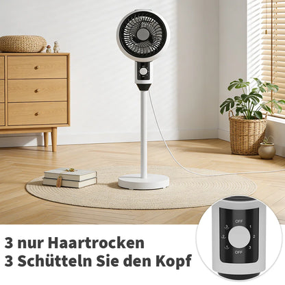 Umluftventilator 92 cm – Standventilator mit 3 Stufen & Oszillation