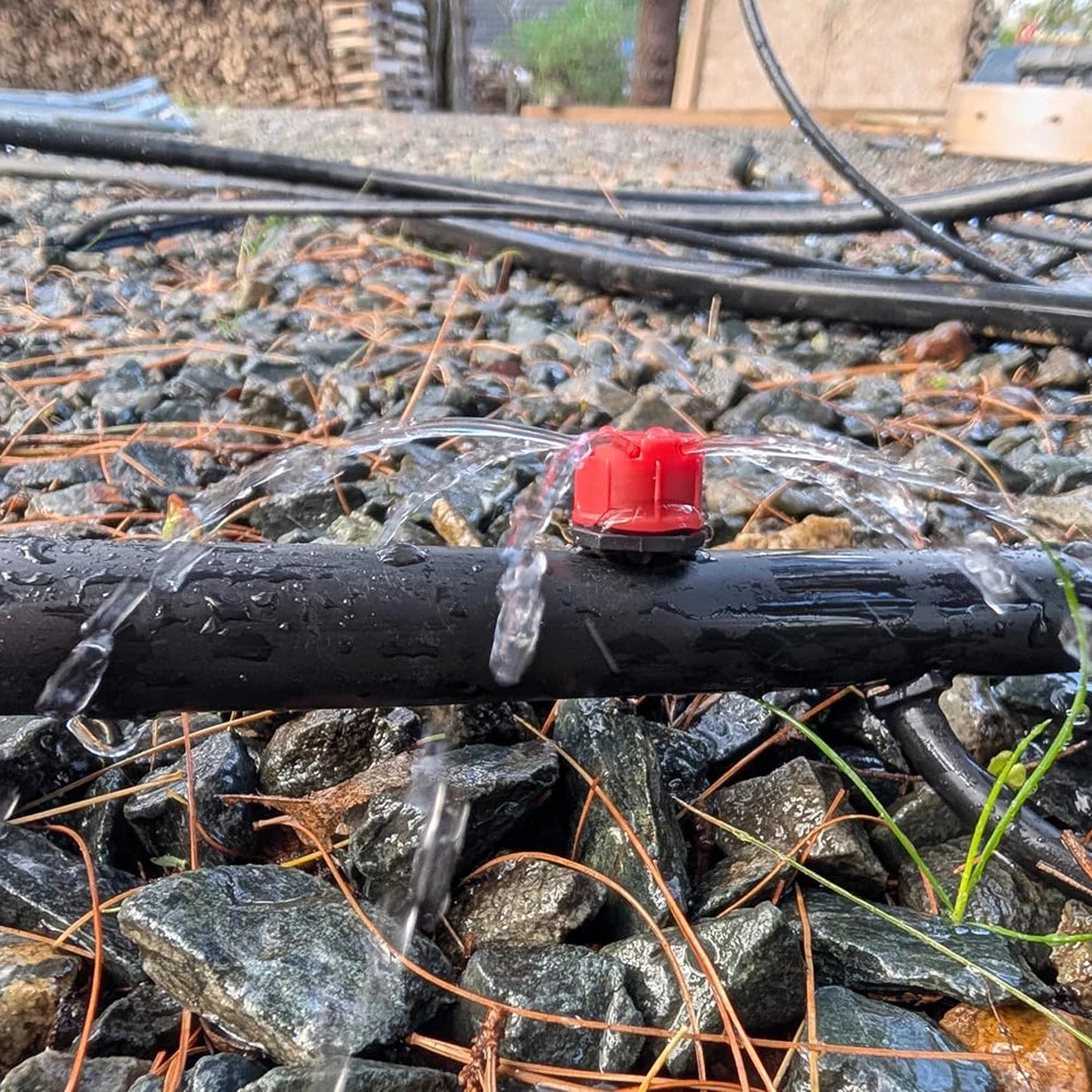 Tropfbewässerungssystem 20–50 m – Automatische Pflanzenbewässerung für Balkon, Garten & Gewächshaus | 1/4 Zoll Bewässerungsset mit verstellbaren Tropfern | DIY Mikro Bewässerung Set