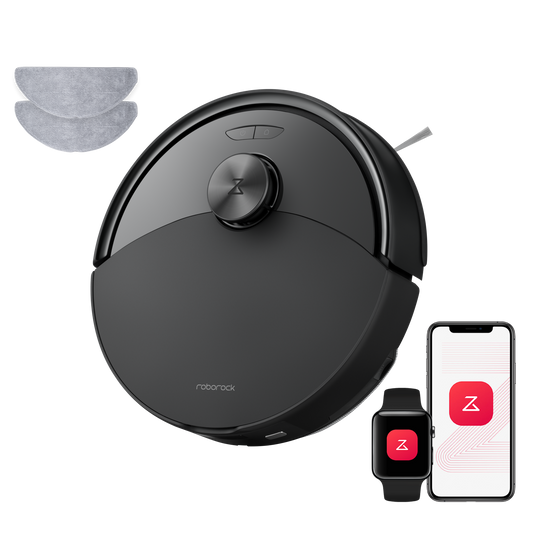 Roborock Q10 S5 Set in Schwarz mit App-Steuerung