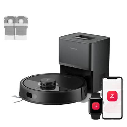 Roborock Q7 L5+ Set – Saug- & Wischroboter mit Absaugstation, 8.000 Pa + 2 Staubbeutel