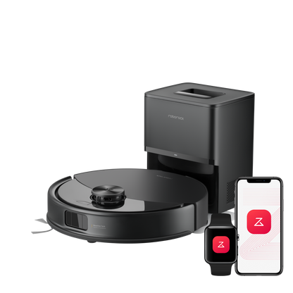 Roborock Q10 S5+ Saug- und Wischroboter in Schwarz mit Auto-Entleerungsstation