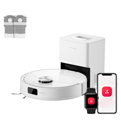 Roborock Q10 S5+ mit Absaugstation als Saug- und Wischroboter in Weiß