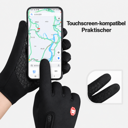 Winterhandschuhe Touchscreen bei der Smartphone-Bedienung mit kompatiblen Fingerspitzen