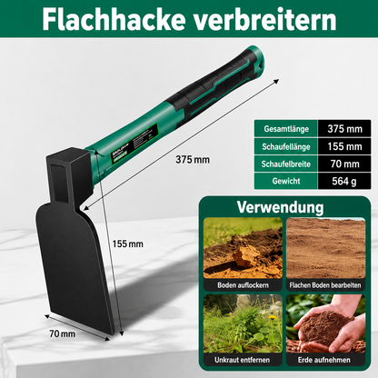 Gartenwerkzeuge Handhacke mit ergonomischem Gummigriff für präzise Gartenarbeit