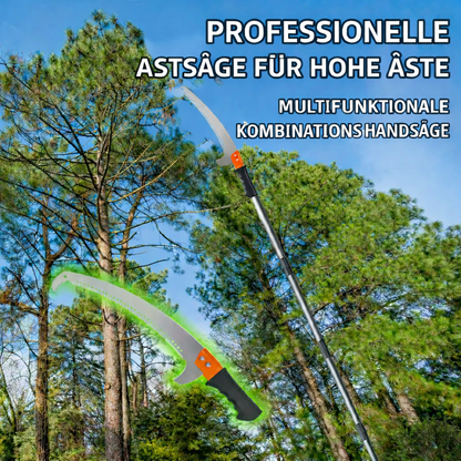 Teleskop-Gartensäge mit großer Reichweite für Baumschnitt