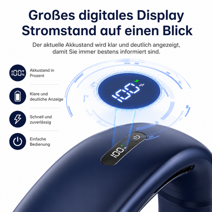 Leiser Tragbarer Nackenventilator mit Kühlplatte und ergonomischem Design