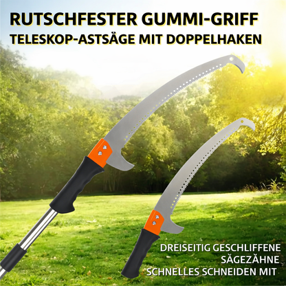 Teleskop-Gartensäge für Obstbaumschnitt und Gartenpflege