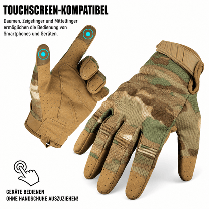 Taktische Touchscreen Handschuhe mit sicherem Grip