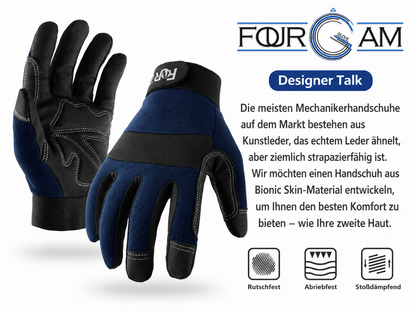 Touchscreen Arbeitshandschuhe mit starkem Grip für Garten und Montage