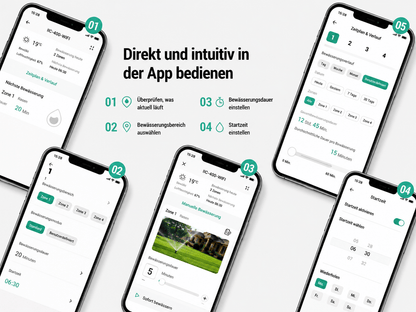 Smart WLAN Bewässerungscontroller App Steuerung per Smartphone