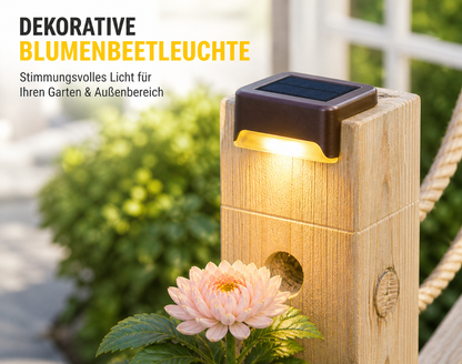 Solar LED Treppenleuchten für sichere Beleuchtung an Treppen und Wegen
