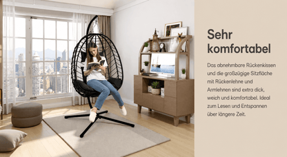 Hängesessel mit Gestell 