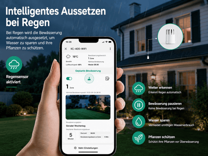 Smart WLAN Bewässerungscontroller mit Smartphone Bedienung