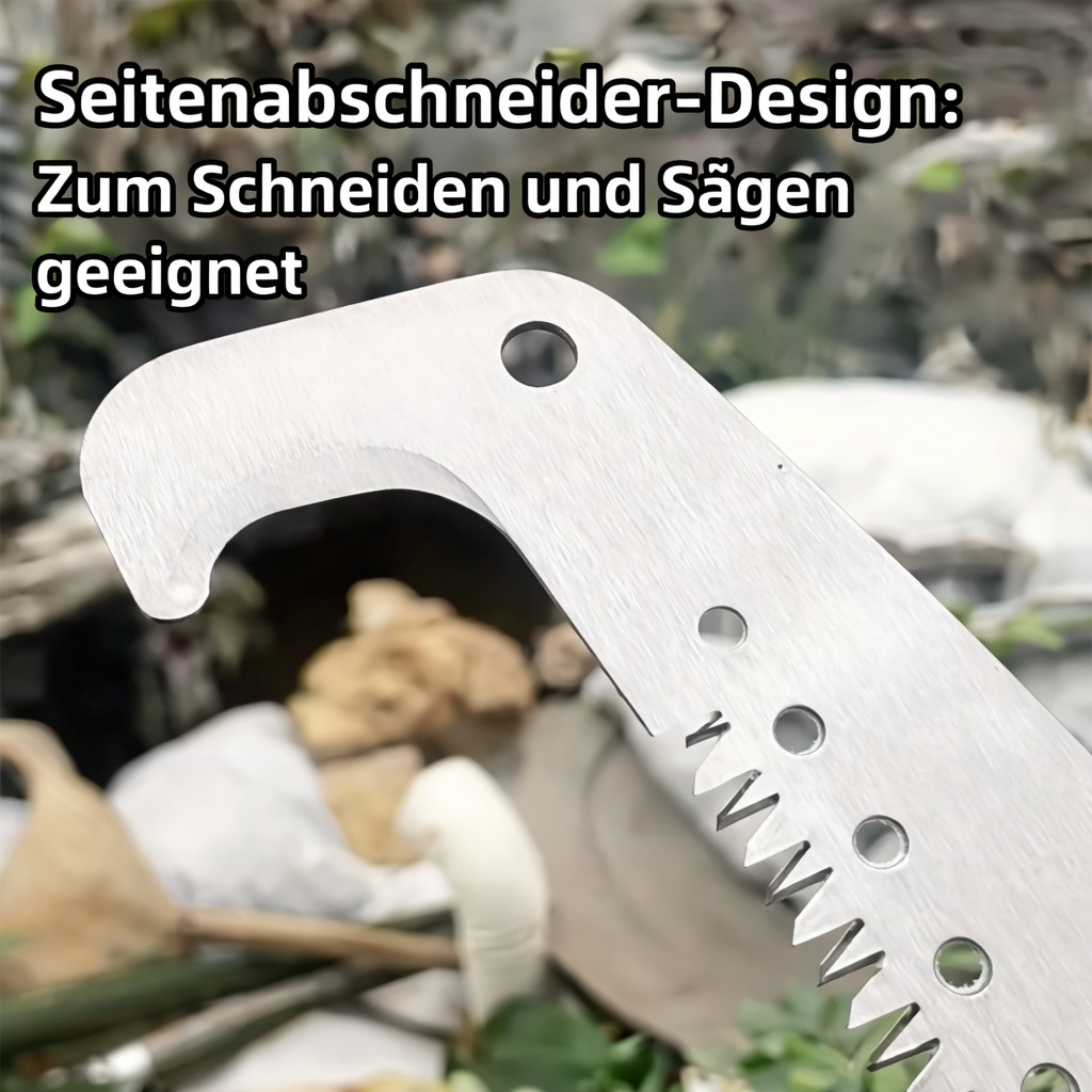 Teleskop-Gartensäge mit Doppelhaken – multifunktionale Astsäge für Obstbäume & Baumschnitt