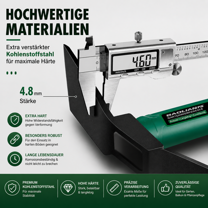 Gartenwerkzeuge Handschaufel aus robustem Kohlenstoffstahl mit rutschfestem Griff