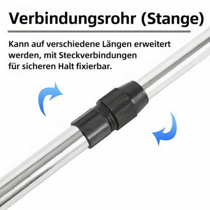 Teleskop-Gartensäge mit Doppelhaken und scharfem Sägeblatt
