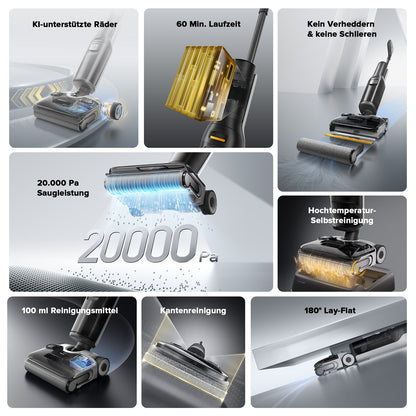 Roborock F25 ALT Nass- & Trockensauger – 20.000 Pa & 60 Min Laufzeit