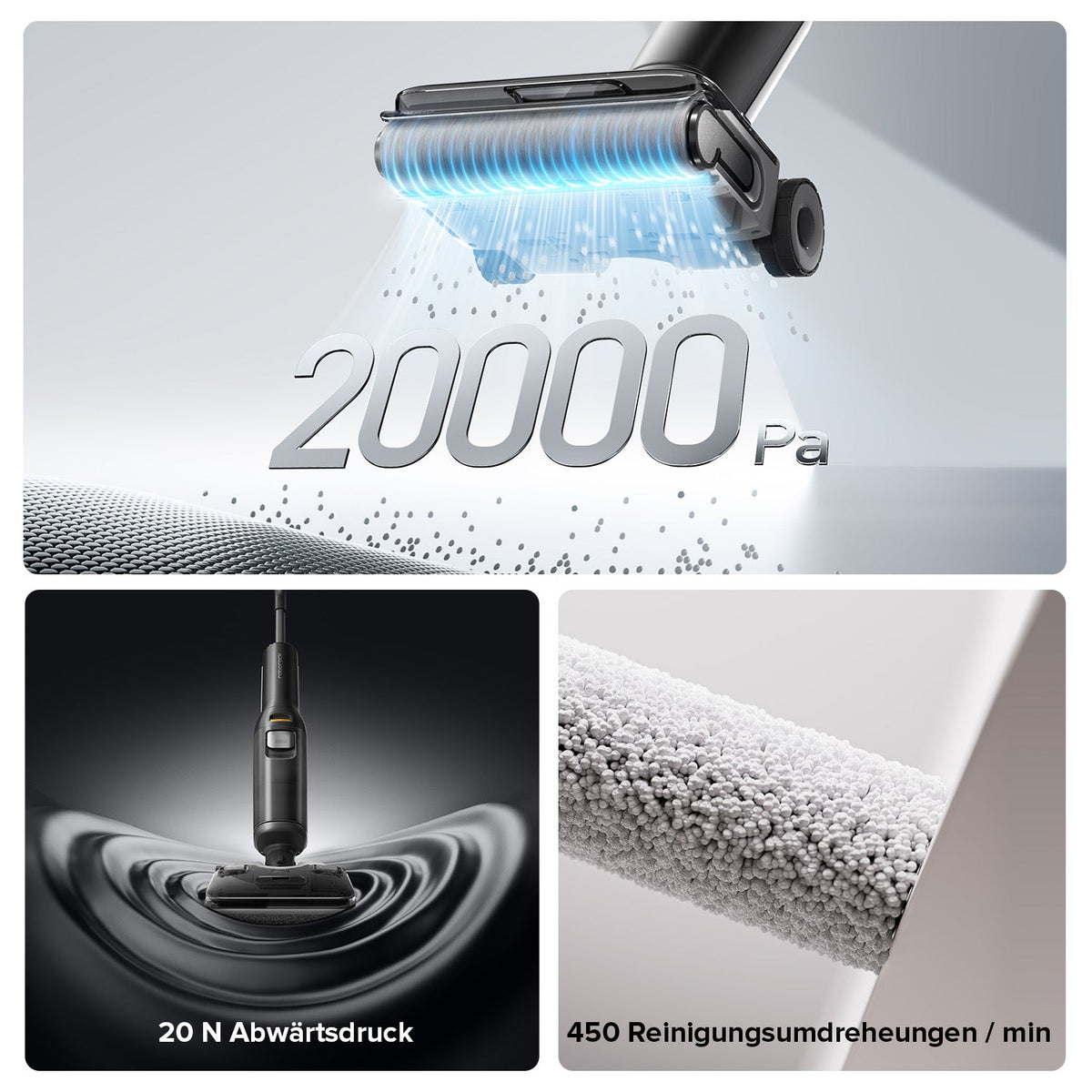 Roborock F25 ALT Nass- & Trockensauger – 20.000 Pa & 60 Min Laufzeit