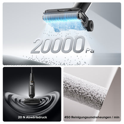 Roborock F25 ALT Nass- & Trockensauger – 20.000 Pa & 60 Min Laufzeit