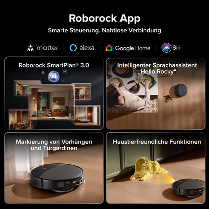 Roborock Saros 20 Saug- und Wischroboter mit RockDock®-Station und App-Steuerung