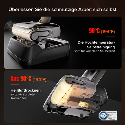 Roborock F25 GT Nass- und Trockenstaubsauger mit 20.000 Pa & 90 °C Selbstreinigung