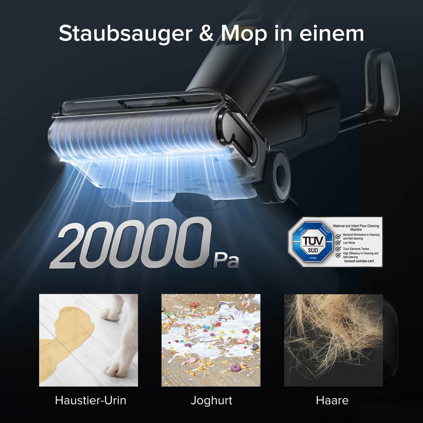Roborock F25 XT Nass- und Trockenstaubsauger mit Wischfunktion
