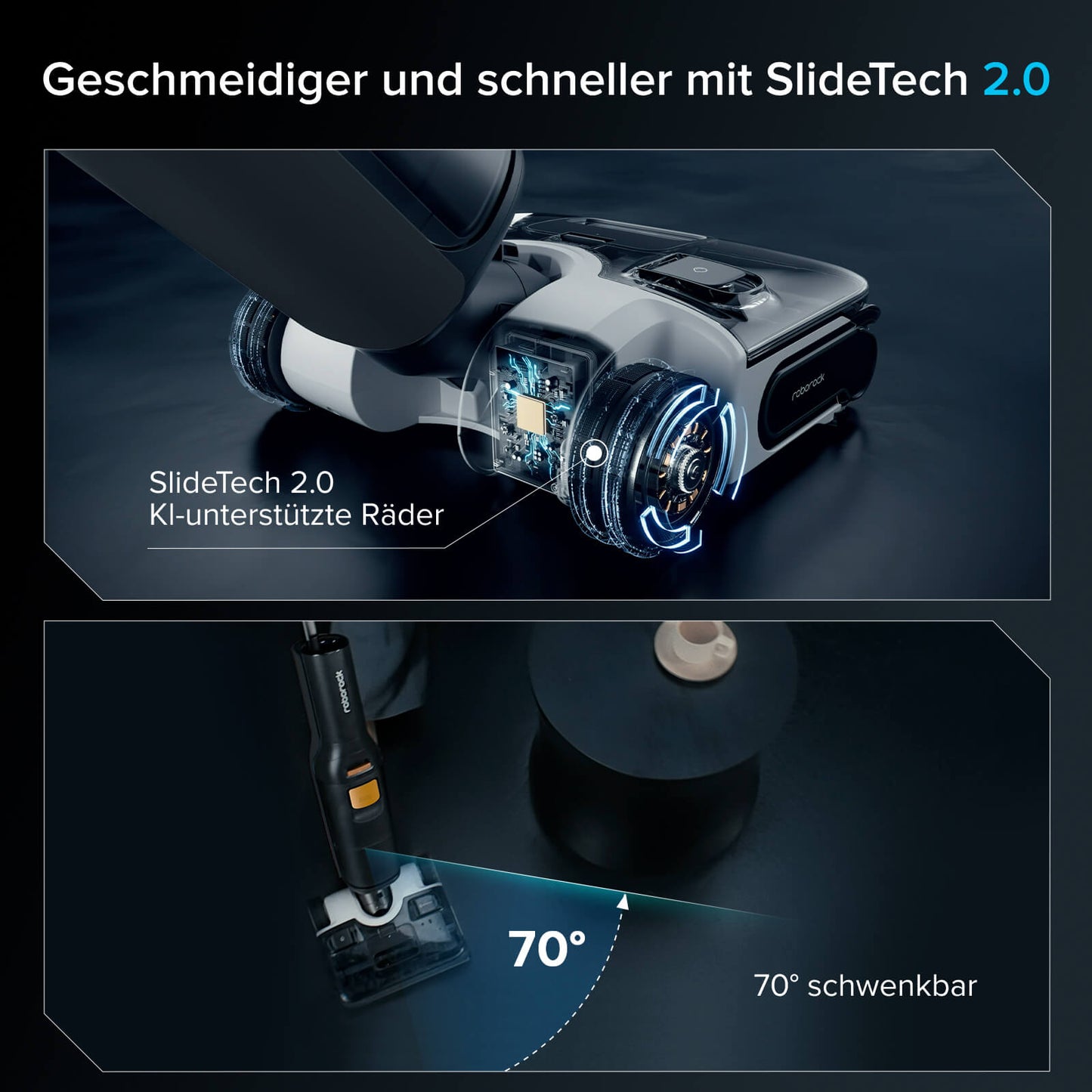 Roborock F25 XT Nass- und Trockenstaubsauger mit Wischfunktion