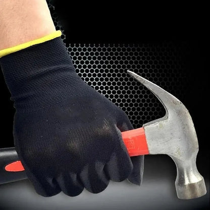 PU Arbeitshandschuhe mit sicherem Grip beim Arbeiten mit Werkzeugen
