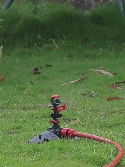 Automatischer Rasensprinkler 360° – Gartenbewässerung mit großer Reichweite für Rasen, Garten & Beete
