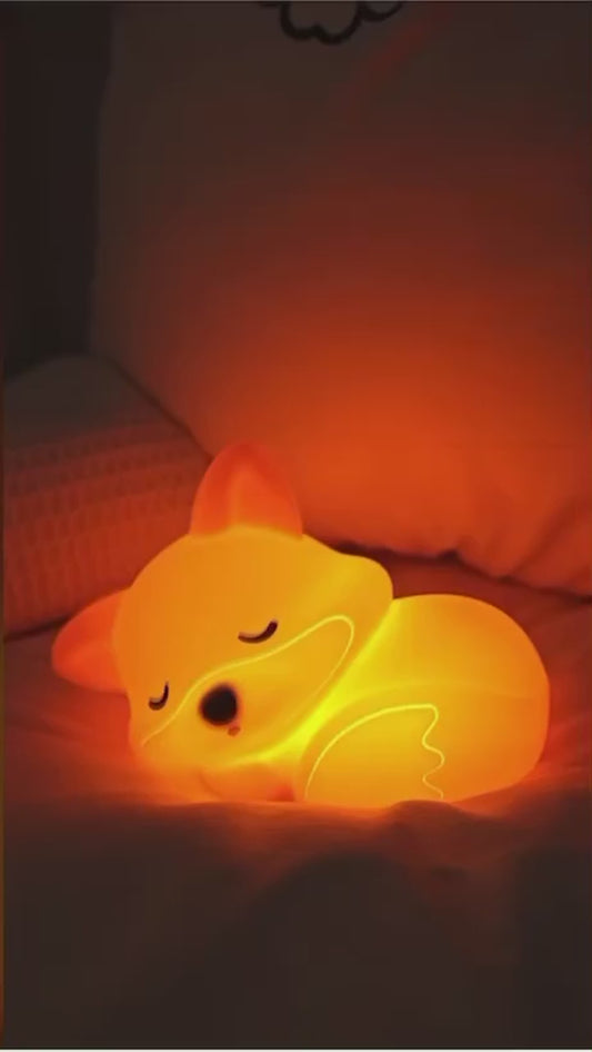 Fuchs Nachtlampe – LED Nachtlicht für Kinder mit Timer