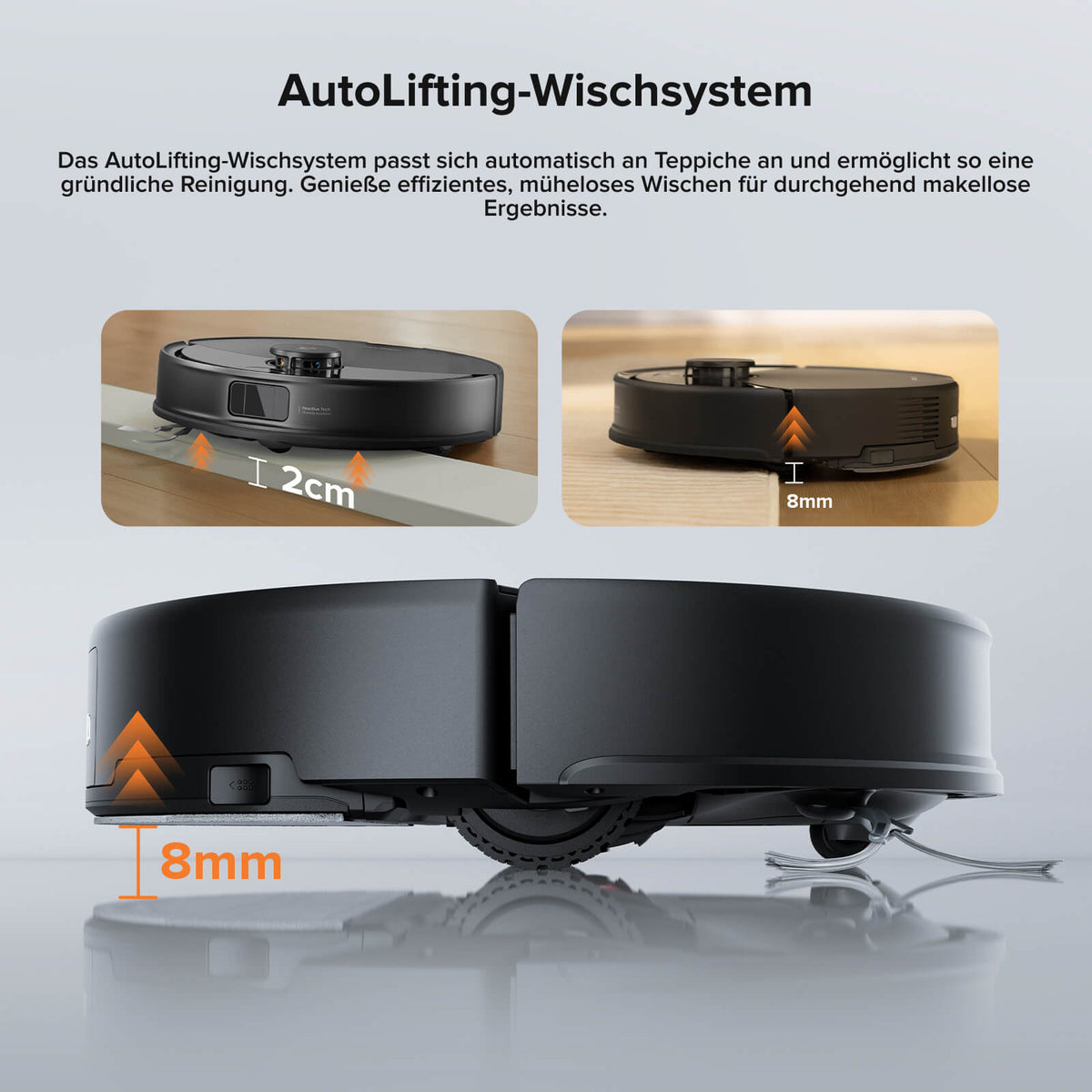Roborock Q10 X5 Saug- & Wischroboter – LiDAR & Auto-Lifting-Wischsystem